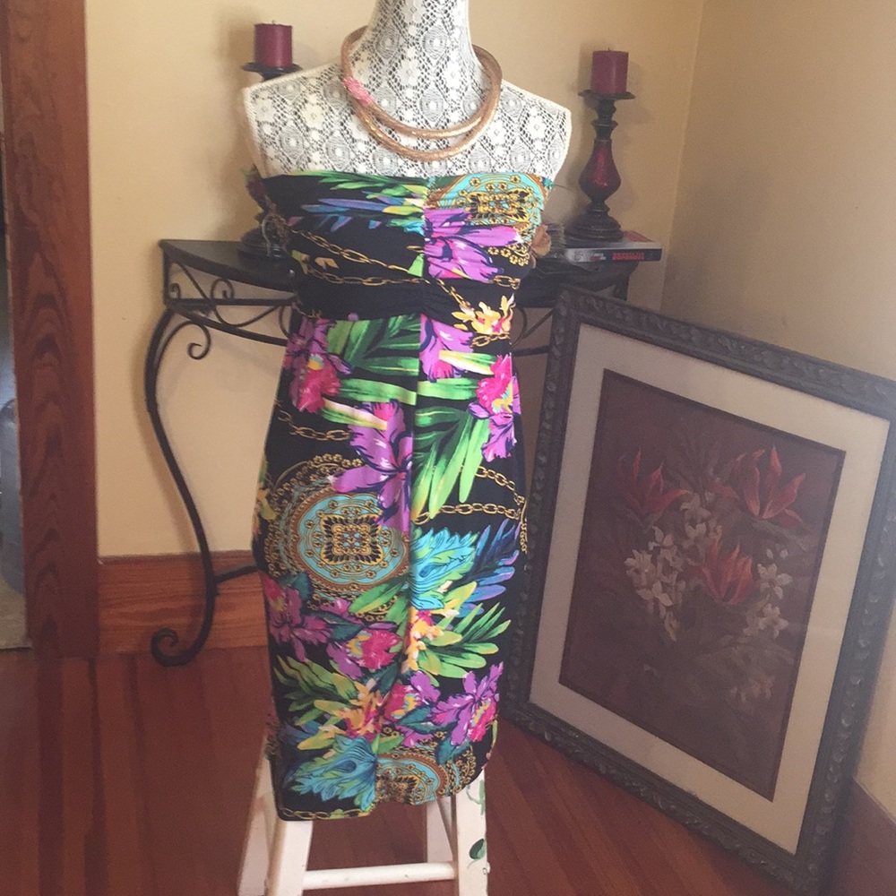 JLo Strapless Dress